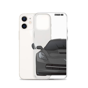 Gray C7 Corvette Stingray - iPhone Case