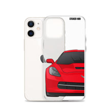 Load image into Gallery viewer, Torch Red C7 Corvette Stingray - iPhone Case