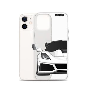 White C7 Corvette Zr1 - iPhone Case