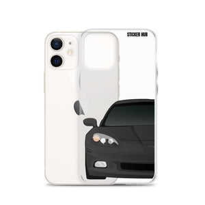 Black C6 Corvette - iPhone Case