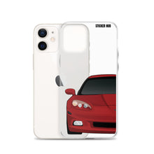 Load image into Gallery viewer, Monterey Red C6 Corvette - iPhone Case