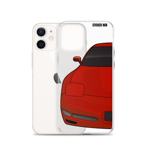 Torch Red C5 Corvette Z06 - iPhone Case