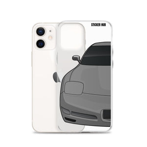 Pewter Gray C5 Corvette Z06 - iPhone Case