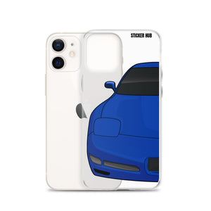 Electron Blue C5 Corvette Z06iPhone Case