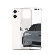 Load image into Gallery viewer, Cyber Gray C6 Corvette Z06 - iPhone Case