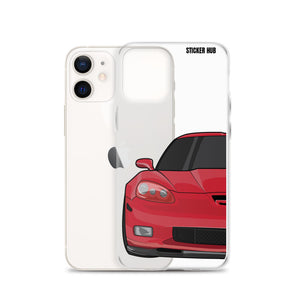 Victory Red C6 Corvette Z06 - iPhone Case