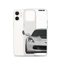 Load image into Gallery viewer, Silver C7 Corvette Z06 - iPhone Case