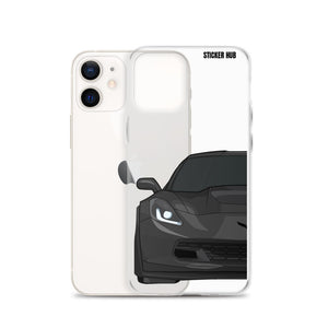 Black C7 Corvette Z06 - iPhone Case