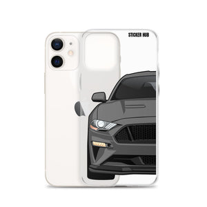 Gray 18-21 Mustang 5.0 - iPhone Case