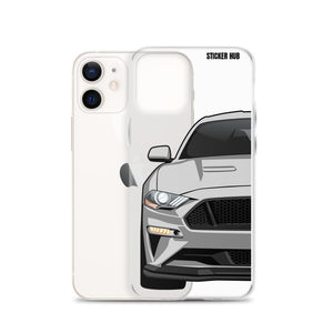 Silver 18-21 Mustang 5.0 - iPhone Case