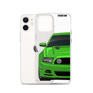 Green 13-14 Mustang 5.0 - iPhone Case