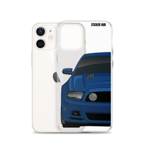 Kona Blue 13-14 Mustang 5.0 - iPhone Case