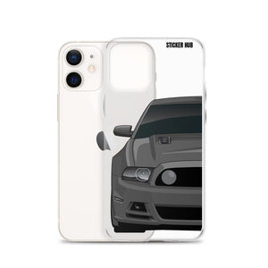 Gray 13-14 Mustang 5.0 - iPhone Case