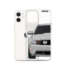 Load image into Gallery viewer, Silver 11-12 Mustang 5.0 - iPhone Case