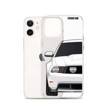 Load image into Gallery viewer, White 11-12 Mustang 5.0 - iPhone Case