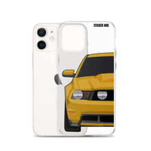 Load image into Gallery viewer, Yellow 11-12 Mustang 5.0 - iPhone Case