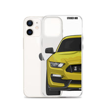 Load image into Gallery viewer, Yellow Mustang GT350 - iPhone Case