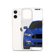 Load image into Gallery viewer, Deep Impact Blue 15-17 Mustang 5.0 - iPhone Case