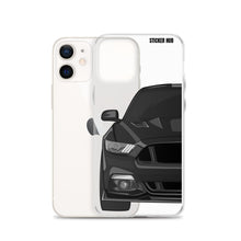 Load image into Gallery viewer, Black 15-17 Mustang 5.0 - iPhone Case