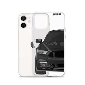 Black 15-17 Mustang 5.0 - iPhone Case