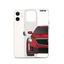 Load image into Gallery viewer, Red Cadillac CTS-V - iPhone Case