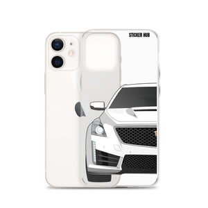 White Cadillac CTS-V - iPhone Case