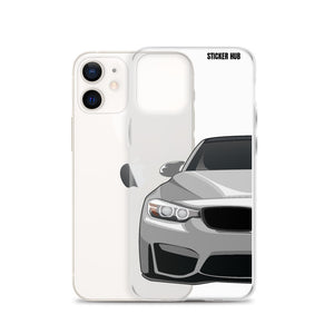 Silver BMW F80 - iPhone Case