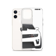 Load image into Gallery viewer, White 5th Gen Camaro ZL1 - iPhone Case