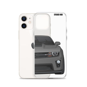 Ashen Grey 5th Gen Camaro ZL1 - iPhone Case