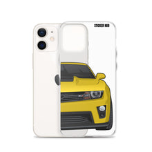 Load image into Gallery viewer, Rally Yellow 5th Gen Camaro ZL1 - iPhone Case