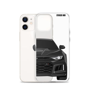 Black 6th Gen Camaro ZL1 - iPhone Case