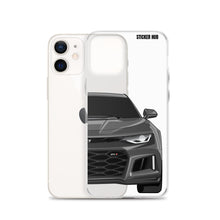 Load image into Gallery viewer, Gray 6th Gen Camaro ZL1 - iPhone Case