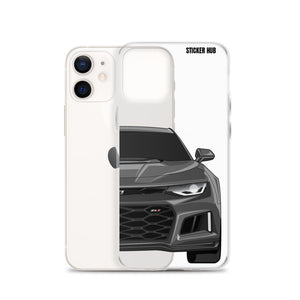 Gray 6th Gen Camaro ZL1 - iPhone Case