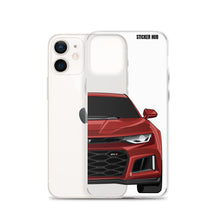 Load image into Gallery viewer, Garnet Red 6th Gen Camaro ZL1 - iPhone Case