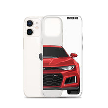 Load image into Gallery viewer, Red Hot 6th Gen Camaro ZL1 - iPhone Case