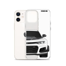 Load image into Gallery viewer, White 6th Gen Camaro ZL1 1LE - iPhone Case