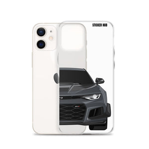 Gray 6th Gen Camaro ZL1 1LE - iPhone Case