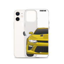 Load image into Gallery viewer, Yellow 6th Gen Camaro SS - iPhone Case