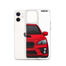 Load image into Gallery viewer, Lightning Red 15-17 Subaru WRX STI - iPhone Case