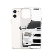 Load image into Gallery viewer, White 03-05 Subaru WRX STI - iPhone Case