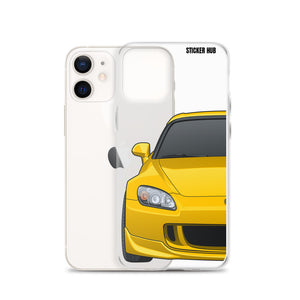 Yellow Honda S2000 - iPhone Case