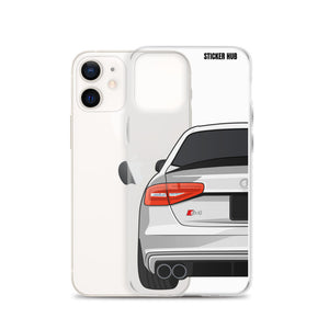 Silver B8.5 Audi S4 - iPhone Case