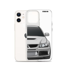 Load image into Gallery viewer, Silver Mitsubishi Evo - iPhone Case