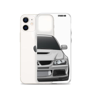 Silver Mitsubishi Evo - iPhone Case