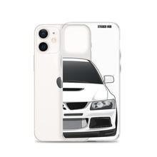 Load image into Gallery viewer, White Mitsubishi Evo - iPhone Case