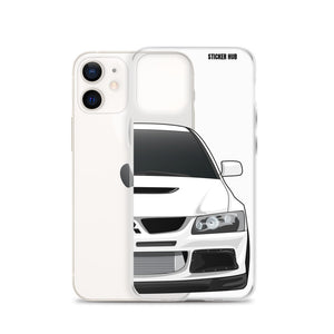 White Mitsubishi Evo - iPhone Case