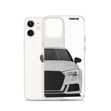 Load image into Gallery viewer, Silver B9 Audi S3 - iPhone Case