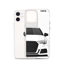 Load image into Gallery viewer, White B9 Audi S3 - iPhone Case