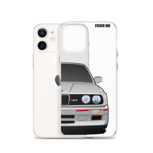 Silver BMW E30 - iPhone Case