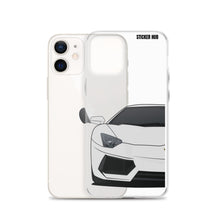 Load image into Gallery viewer, Silver Lamborghini Aventadoor - iPhone Case